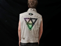 LED jacket David back total