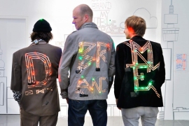 Dortmunder U, moving people ausstellung, led jackests