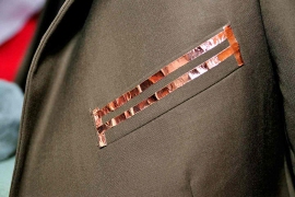Dortmunder U, moving people ausstellung, old fashioned army style led jacket