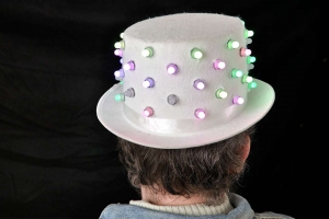 LED Hat Stefan back