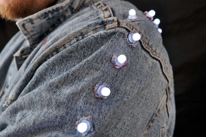 LED Jacket Jussi side detail