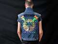 LED Jacket Marc back total