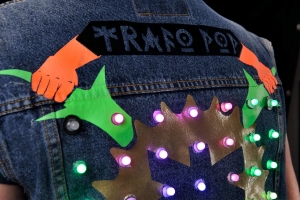 LED Jacket Marc back detail