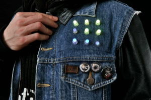LED Jacket Philip front deatil