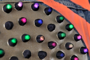 LED jacket Seba back detail