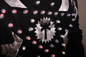 LED Jacket silver star
