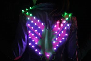LED Parrot Jacket by Yuki