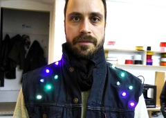 LED Jacket workshop Fab Lab Berlin daniel graf