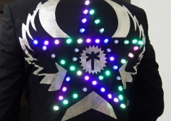 LED Jacket workshop Fab Lab Berlin star jacket