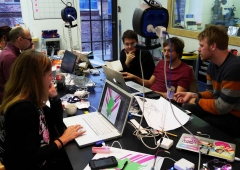 LED Jacket workshop Fab Lab Berlin