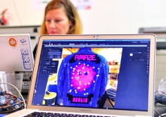 LED Jacket workshop Fab Lab Berlin software
