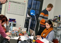 LED Jacket workshop Fab Lab Berlin DIY
