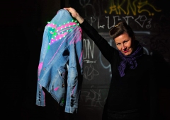 LED Jacket workshop Fab Lab Berlin yuki